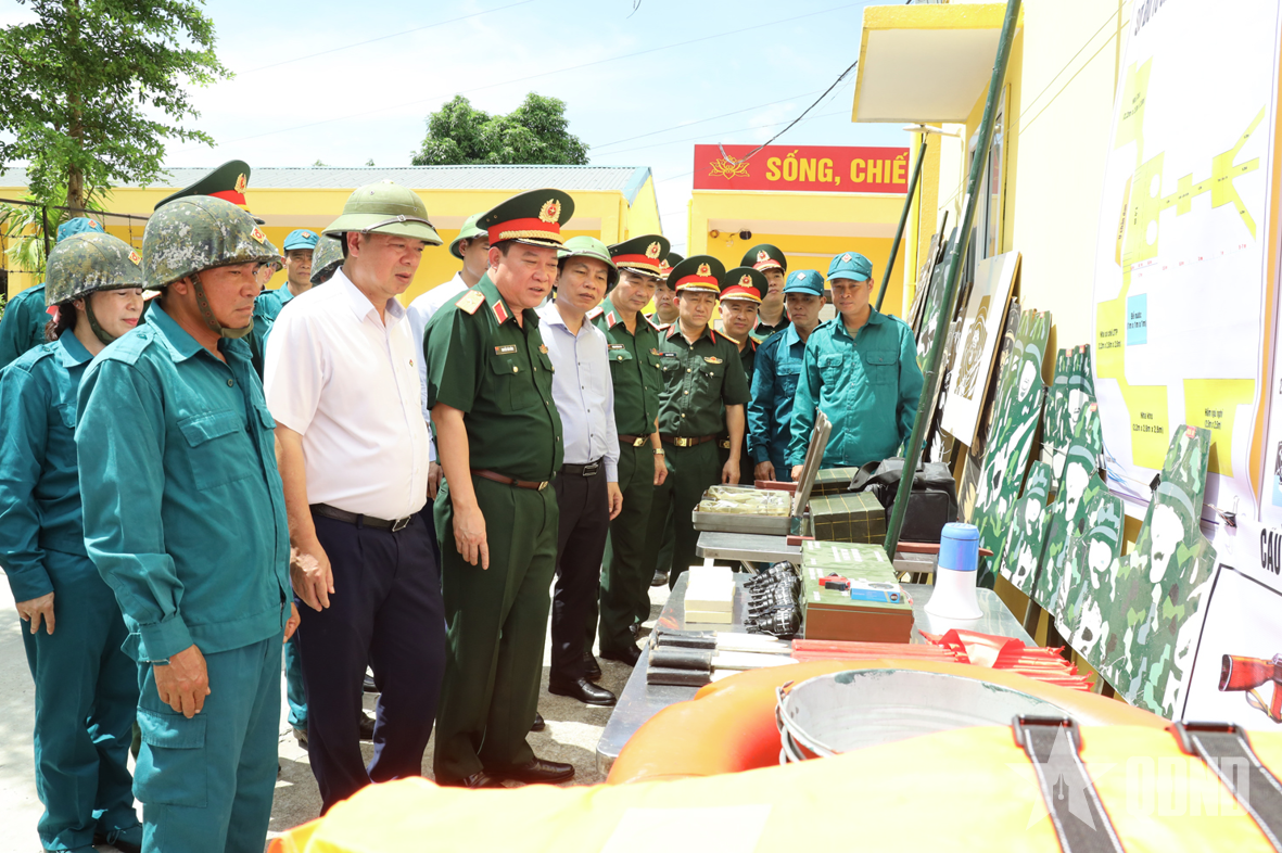 Kiểm tra công tác quốc phòng, quân sự tại Tập đoàn Công nghiệp Than - Khoáng sản Việt Nam